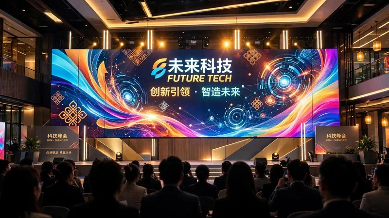 内容影像在 LED 大屏上的展示场景
