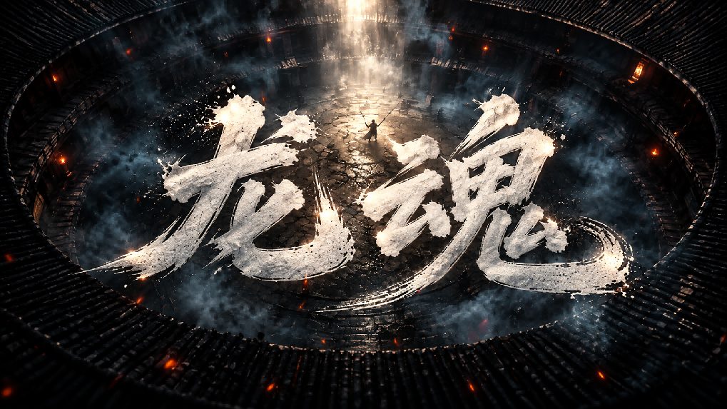 滨利科技AI创意视频《龙魂》标题画面